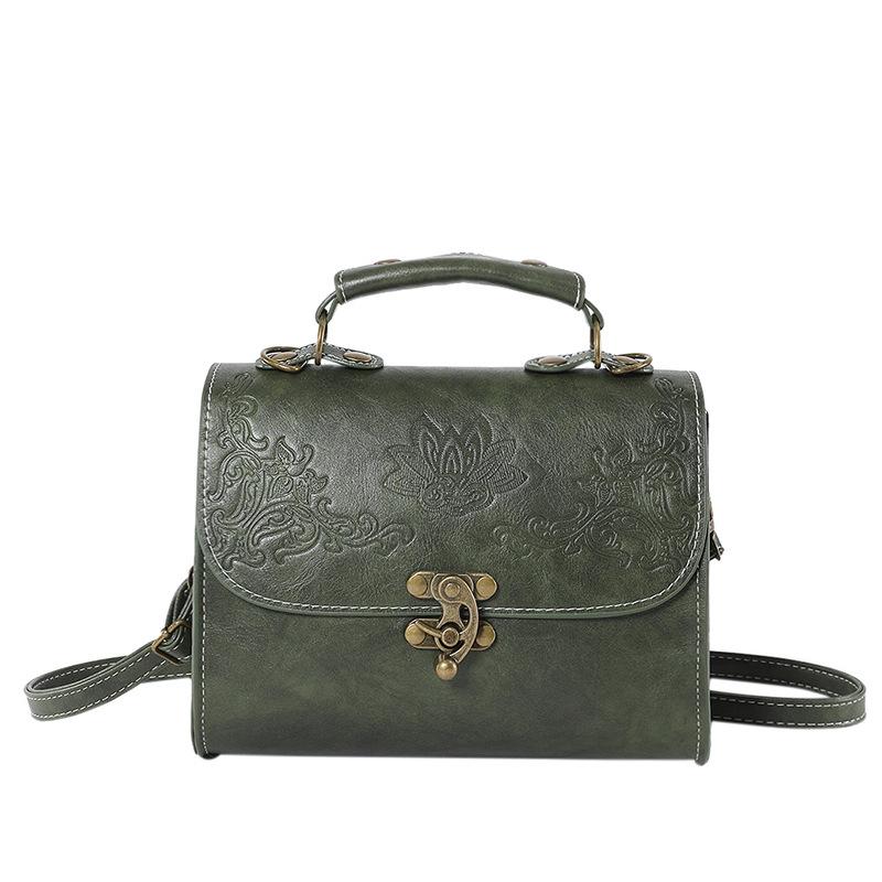 

Жіноча сумка 2024 зима нова мода ретро сумка тренд повсякденна сумка через плече проста повсякденна жіноча сумка-мессенджер зелений