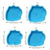 Cute Butt Shape Dangler Casting Silicone Mould Handmade Craft Gift for Family Various Beautiful Decorations Durable