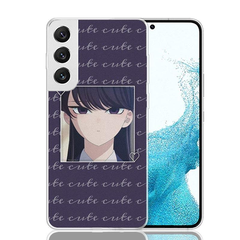 Komi Can't Communicate Case Phone Cover for Samsung Galaxy S24 S25 Ultra S23 Plus S22 + S21 S20 FE S10 S25Plus Trend Fundas S24