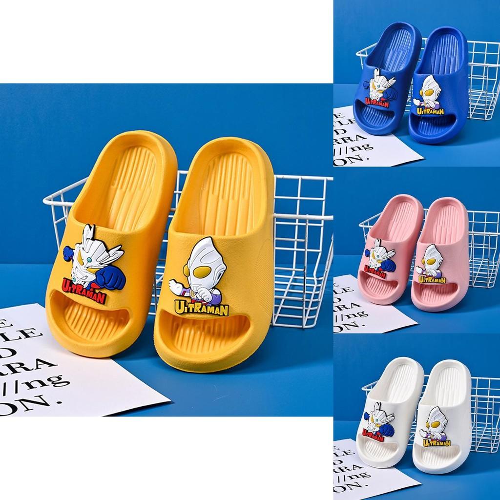And Durable Soft Cartoon Design Childrens Slippers Unisex Summer Footwear For Home Use In Colors Bright