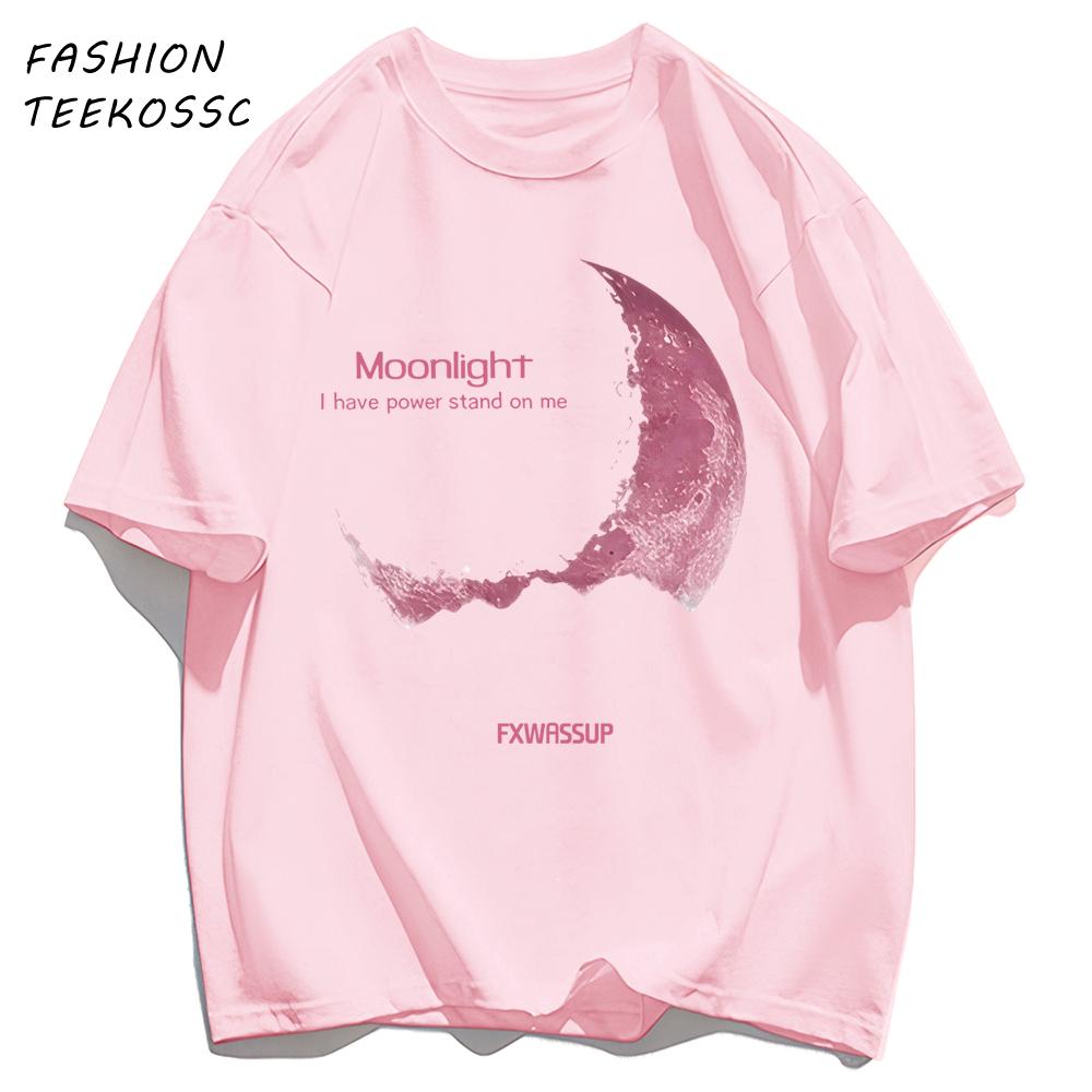 Moonlight I Have Powe Stand On Me Man TShirts Cotton Basics T Shirt Hip Hop Summer Unisex Clothing Loose AllMatch Streetwear