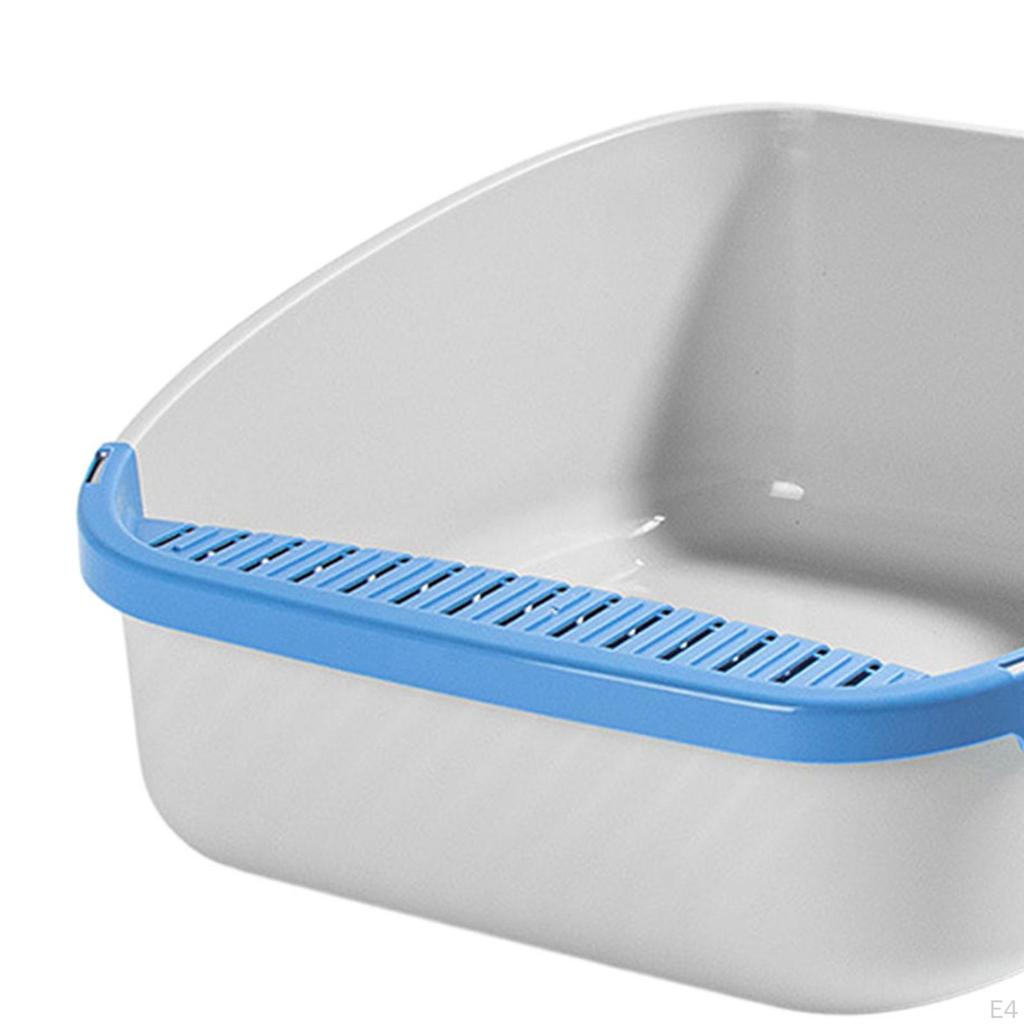 Cat Litter Box Bedpan Durable Potty Pan Toilet Pet Tray for Travel