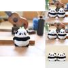 Panda Plush Keychain Short Plush Bag Accessory Cross-border Gift**