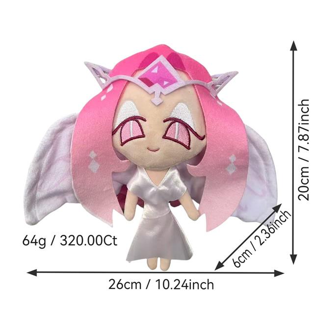 

25CM Anime Shadow Milk Cookie Plush Burning Spice Cookies Stuffed Doll Toy Cute Soft Pillow Toys for Kid New Year Birthday Gifts
