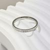 Luxury Women's Stainless Steel Ring: Electroplated Titanium, Non-Fading, Versatile Design