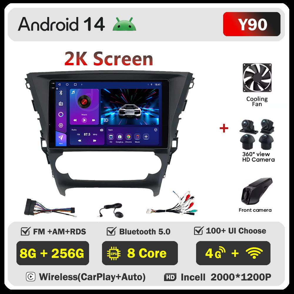 For Toyota Avensis 2018-2020 Car Radio Player Car Carplay Screen Autoradio Mirror Link Car Intelligent Systems Touch Screen RDS