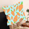 Interesting Carrot Abstraction Pillow Case Fashion Square Pillowcase Bedroom Sofa Room Ins Decoration Leisure