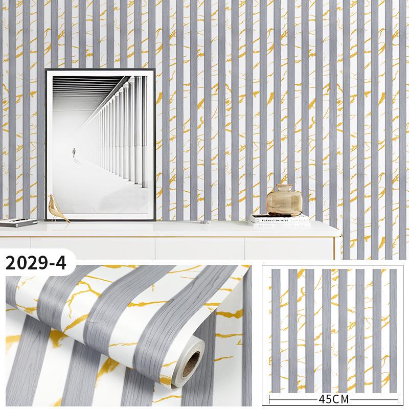 3D PVC Imitation Wood Lattice Wallpaper for Bedroom, Living Room, or Study