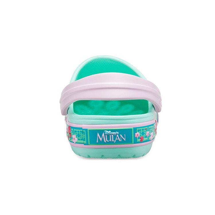 Crocs Classic Clog Fun Academy Mulan Pattern Kids Clogs Mint-Green 206155-3P7