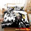 3D Print Anime D.Gray-Man Bedding Set Duvet Cover Bed Set Quilt Cover Pillowcase Comforter King Queen Size Boys Adult Bedding
