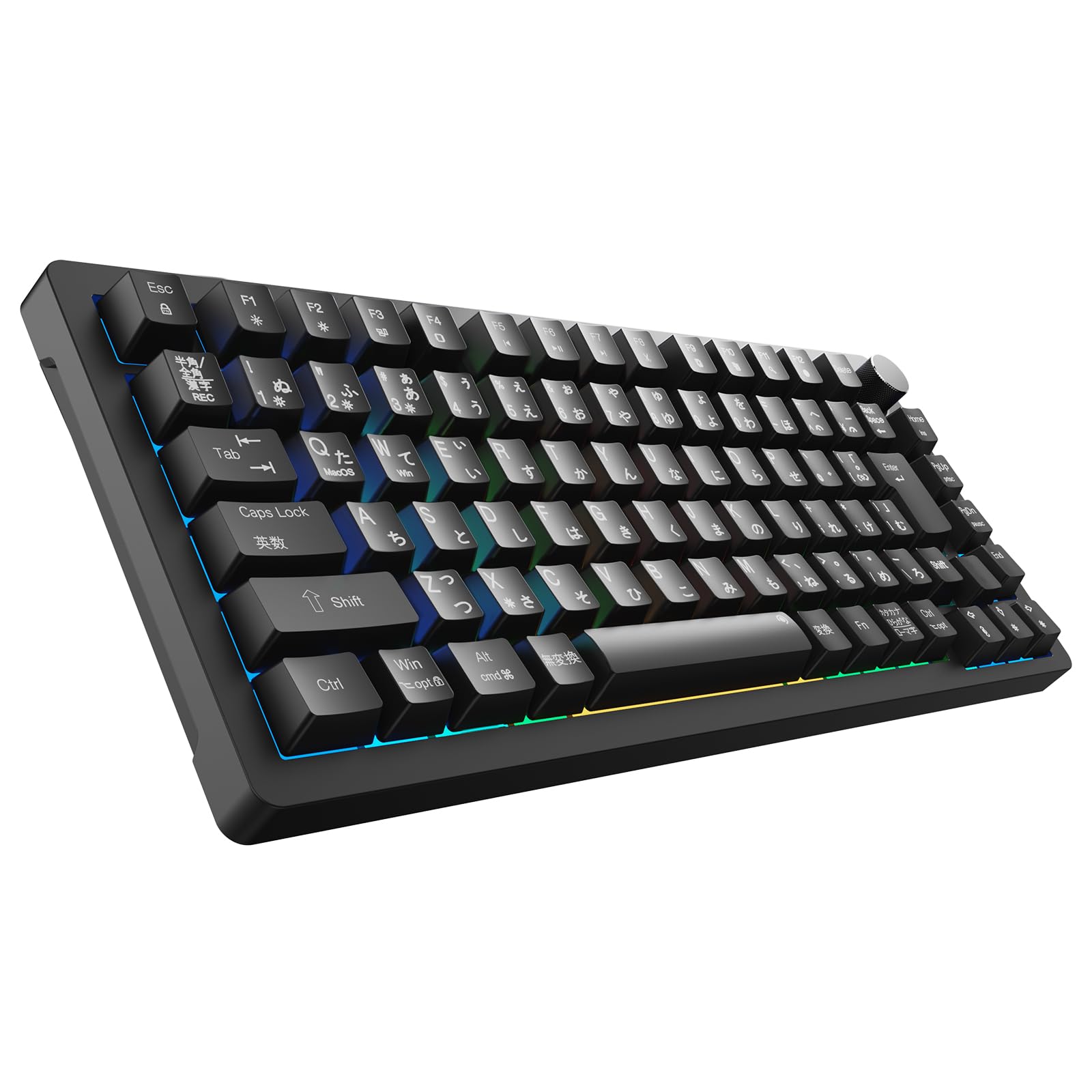 

Gaming Keyboard 2025 Industry First Japanese JIS Layout Integrated Kana Printing Compact Mechanical Keyboard Gasket Axis 40g Pressing Pressure PBT чорний
