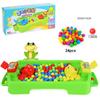 Colorful Beads Frog Snatching Bean Plastic Children's Interactive Puzzle Toy  Party Game
