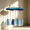 Meerglas-Windspiel für draußen Handgefertigt Meereswelle Küstenstil Hängendes Ornament für Strand Terrassen Dekoration Geschenke für Frauen