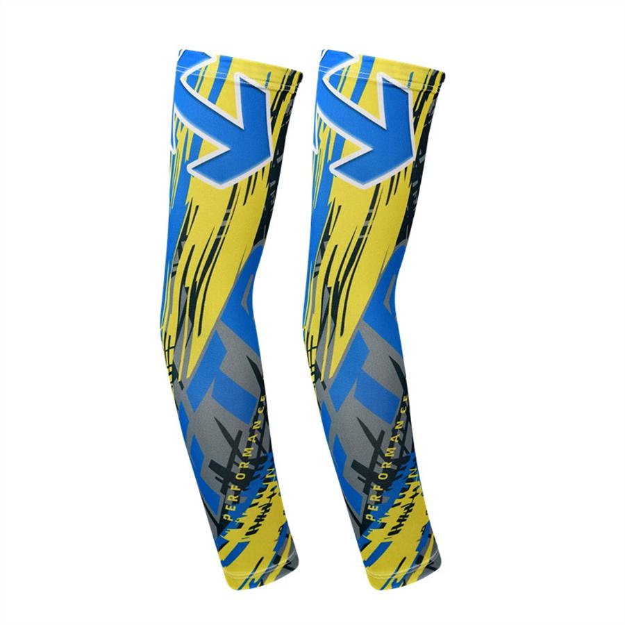 

Printed Cooling Arm Sleeves, UPF50+ UV Protection Ice Silk Sleeves for Cycling, Driving, Outdoor Sports L