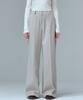 MALOUPE 2166 Heavy Brushed Wide Pants (Beige)