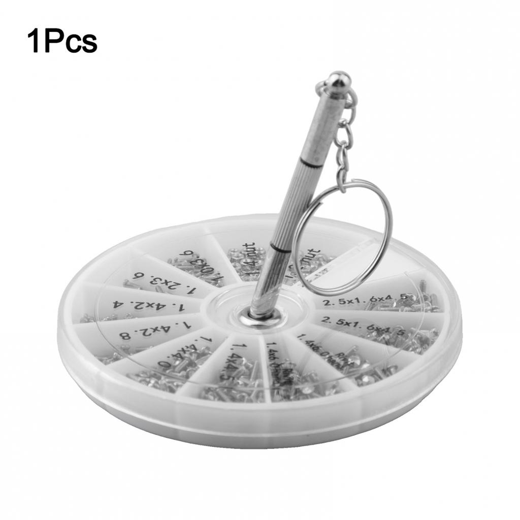 12 Types of Small Screws and Nuts for For Watch Repair with Mini Screwdriver