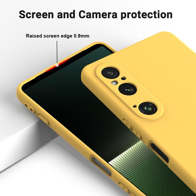 For Sony Xperia 1 VI 10 VI Case ELVEV Shockproof Liquid Silicone Protective Phone Cover