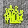 1Set Four Human Metal Cutting Dies DIY Stamps Embossing Scrapbooking Decoration