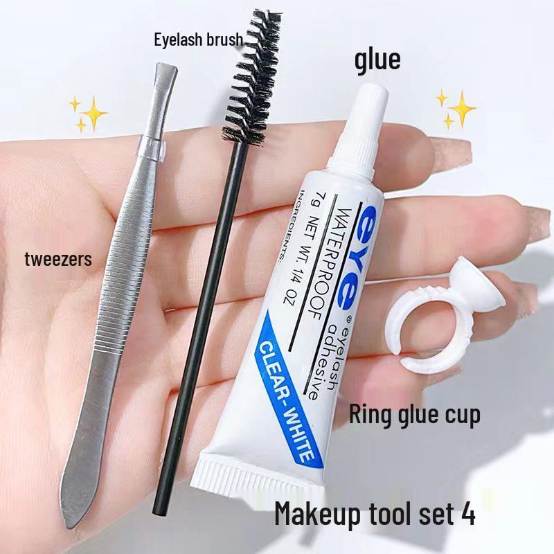 Накладные ресницы JONBOS Natural Sunflower - Большая упаковка, Жесткий и прозрачный стержень, Легкое нанесение в три шага