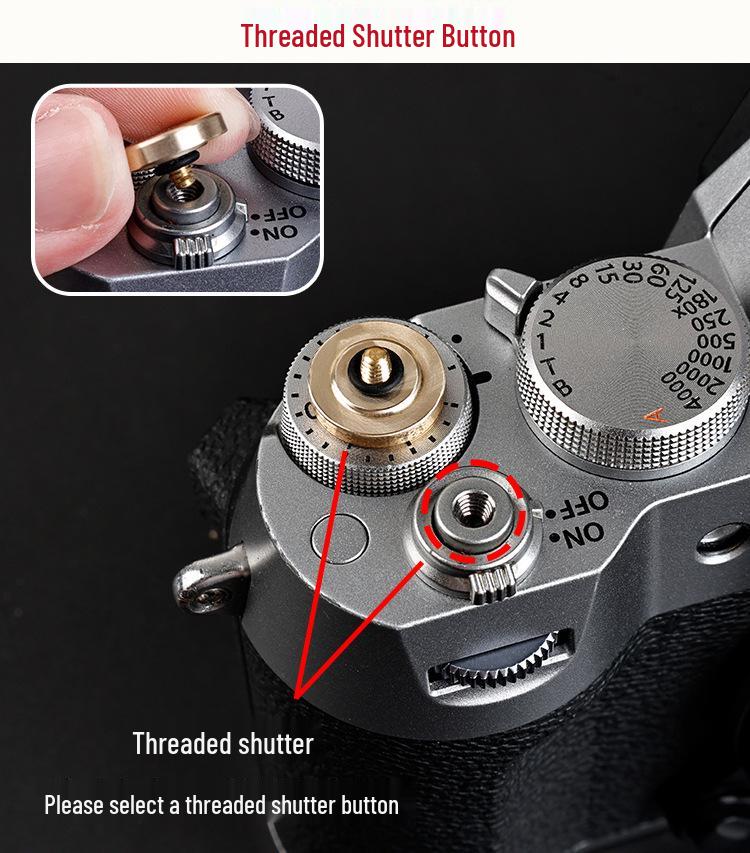 Tappi per Pulsante di Scatto Fotocamera Compatibili Fujifilm XT e Nikon ZF