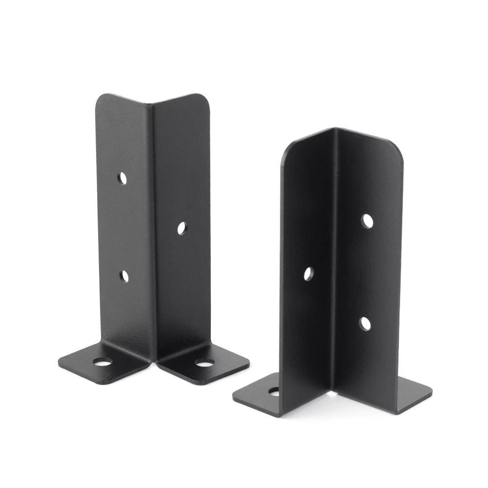 4pcs Adjustable Post Base Brackets Heavy Duty Pergola Post Base Brackets  Terrace Support