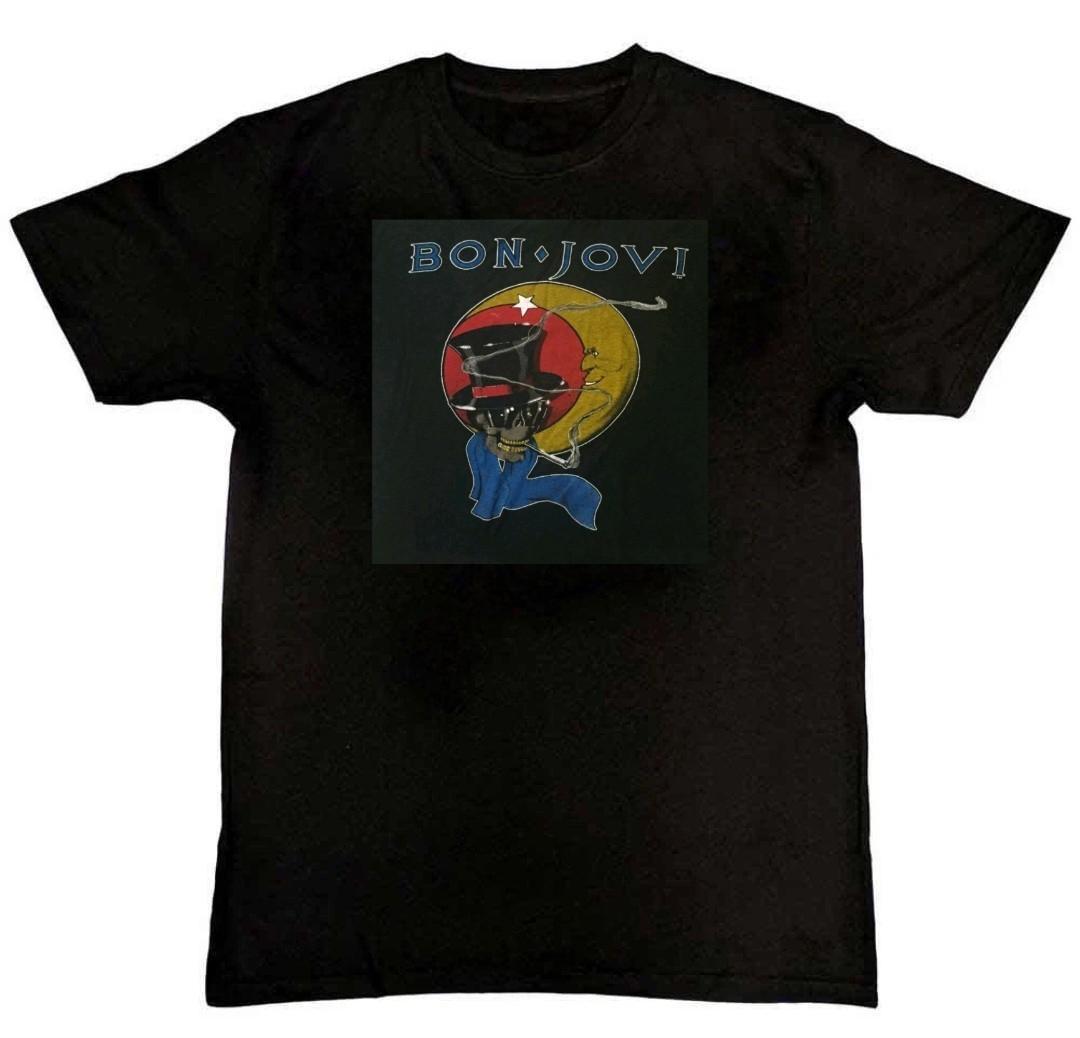 Bon Jovi Graphic Print Mens T-Shirt M