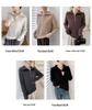 100% Wool Lapel Half-Zip Hollow Out Knitwear, Long Sleeve, Women's Thickened Base Layer for Autumn/Winter 2025