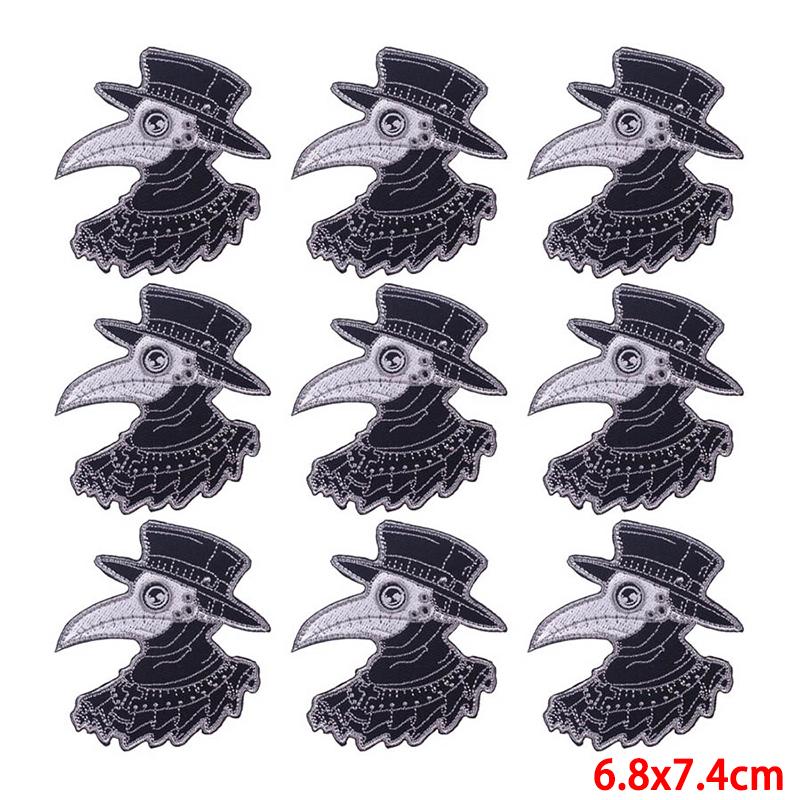 10 teile/los Großhandel Stickerei Patch Eisen Auf Patches Für Kleidung Patches Auf Kleidung Jacken Dekor Applikation Nähen Liefert