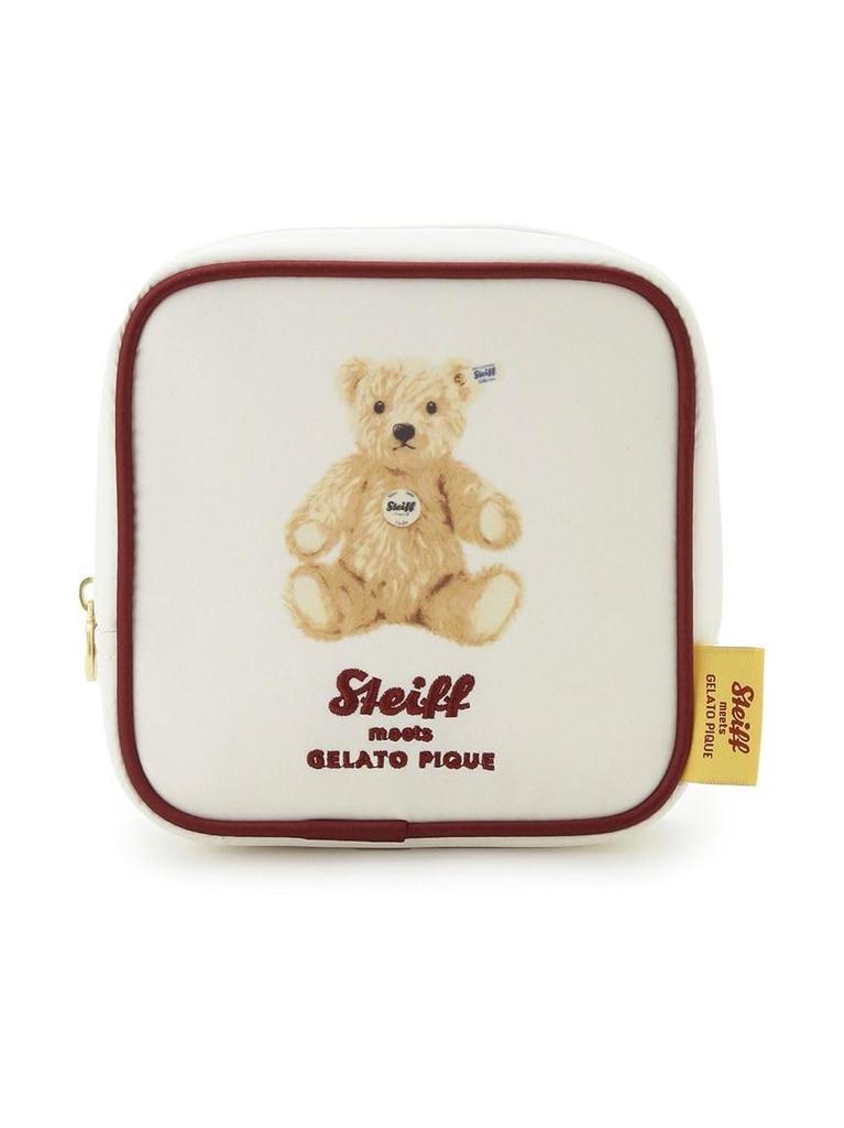 Gelato Pique Steiff Patterned Tissue Pouch PWGB235520 CRM Women's