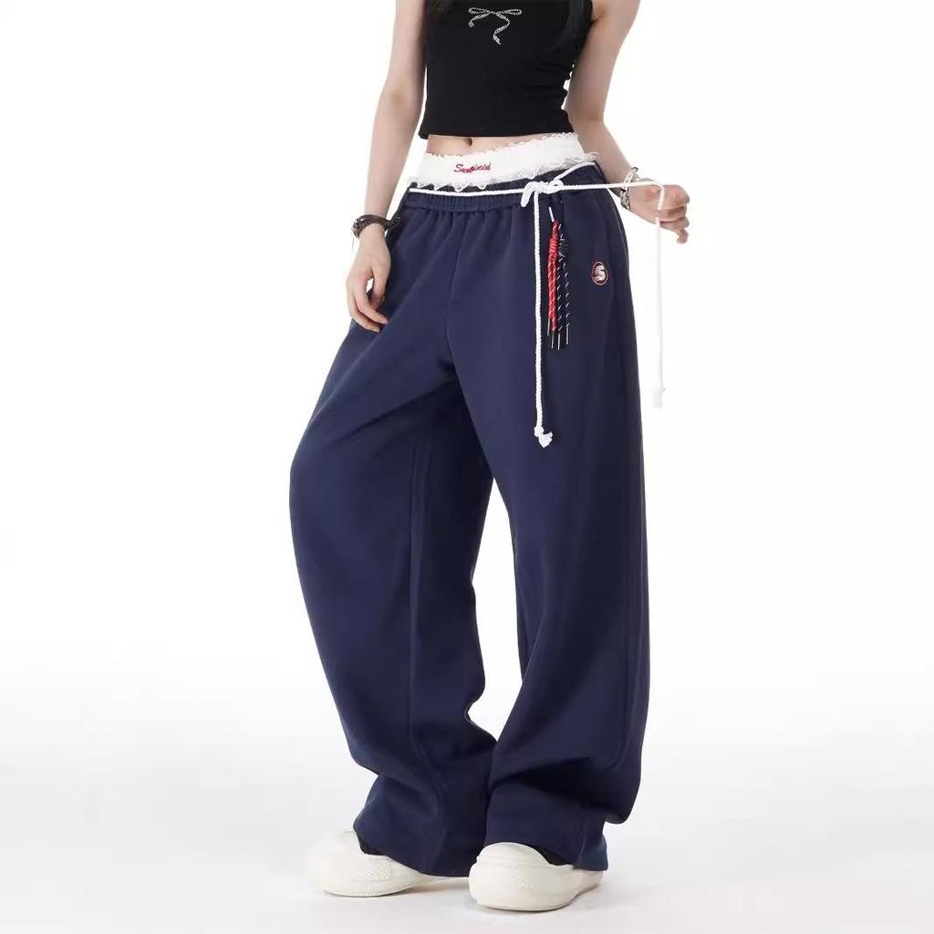 Unisexové americké retro jazzové taneční tepláky - hip-hopový styl volného střihu