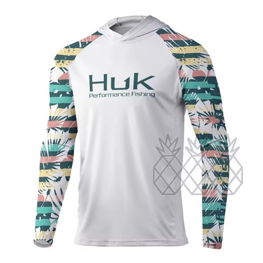 Men's and women's quick-drying clothes, sunscreen shirts, fishing suits, long-sleeved full-print T-shirts, fishing suits.