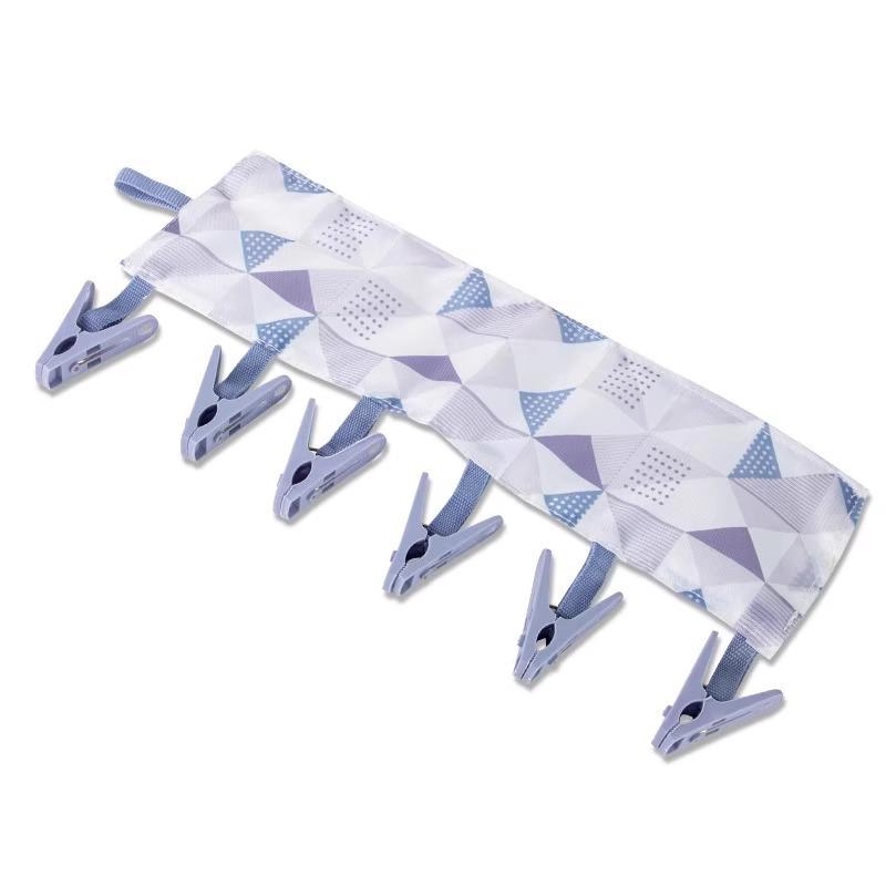 

Возьми это поиграть! Складная Портативная Тканевая Вешалка с Прищепками для Путешествий и Командировок - Компактное Решение для Сушки Одежды.