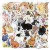 55 Waterproof Rabbit Graffiti Stickers for Scooter, Water Bottle & Helmet Decoration