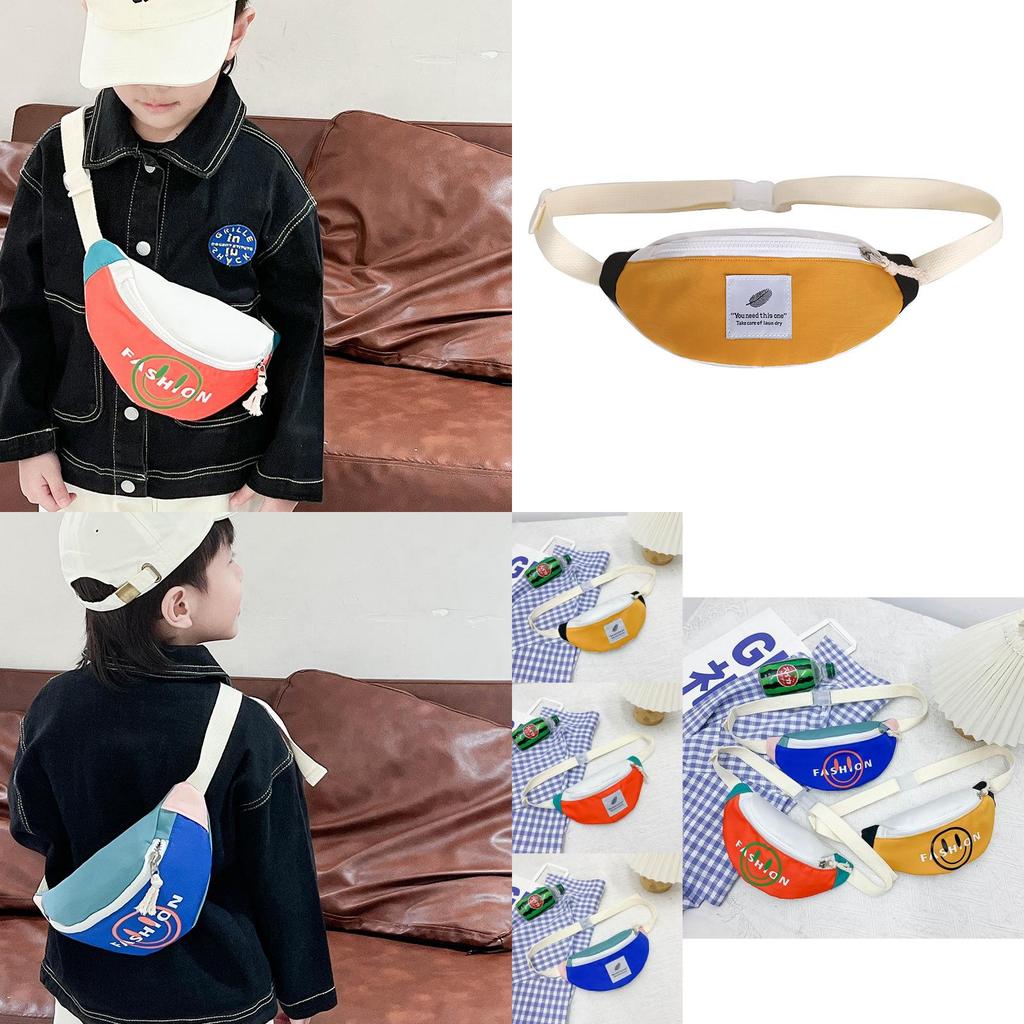 Stylish Children's Canvas Crossbody Bag For Boys With Durable Anti-theft Features