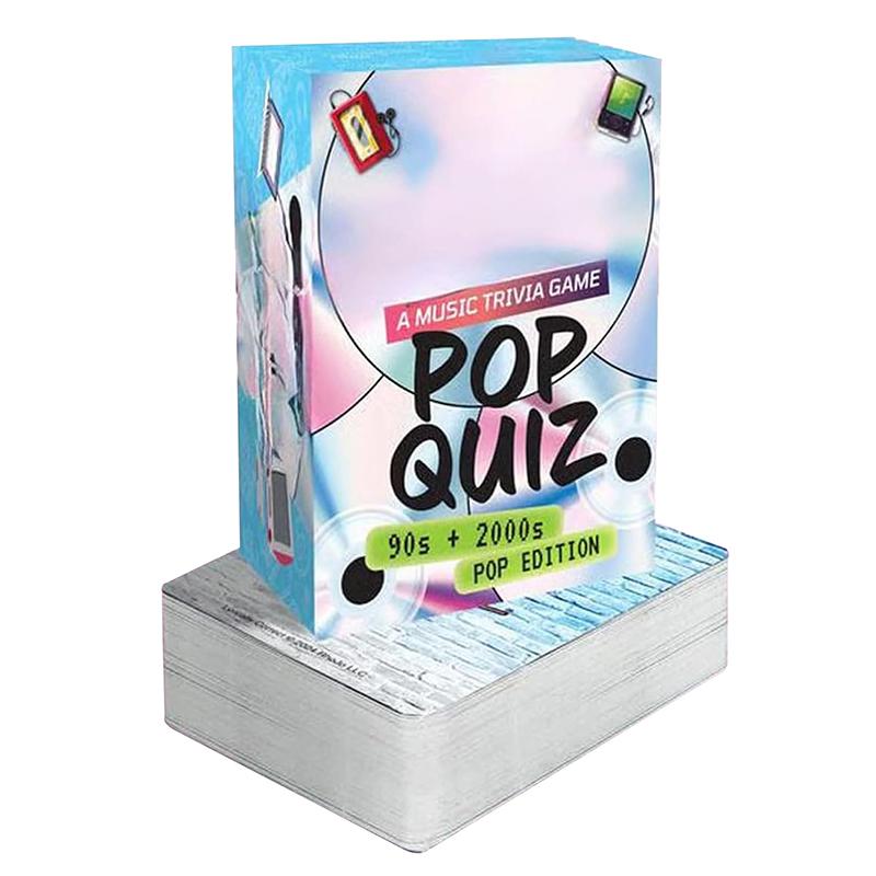 Lyrics Pop Quiz Pop Quiz 90S & 2000S Edition Music Trivia Game - Fun Pop Music Guessing Card Game For Adults And Teens