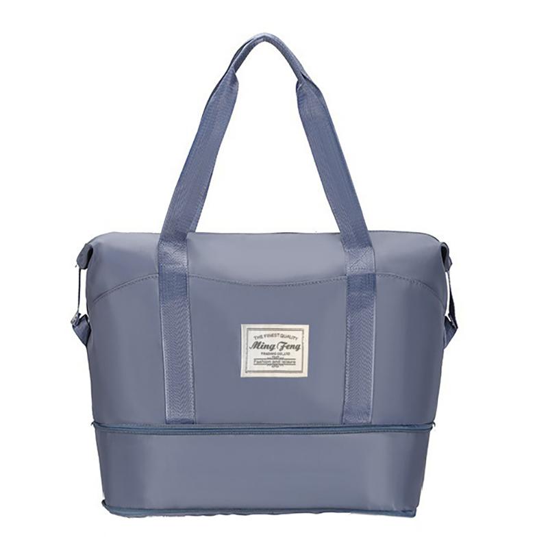 Large-Capacity Dual-Expansion Handheld Sports Gym Bag Student Duffel with Wet/Dry Separation Lightweight Travel Organize Bag