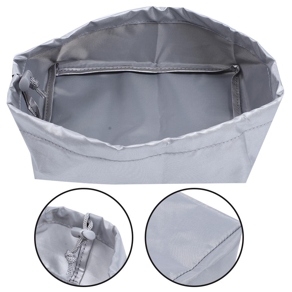 20x15x8cm 420D Oxford Cloth Fryer Dust Cover Frying Machine Outer Protective Cover for Home UseSilver