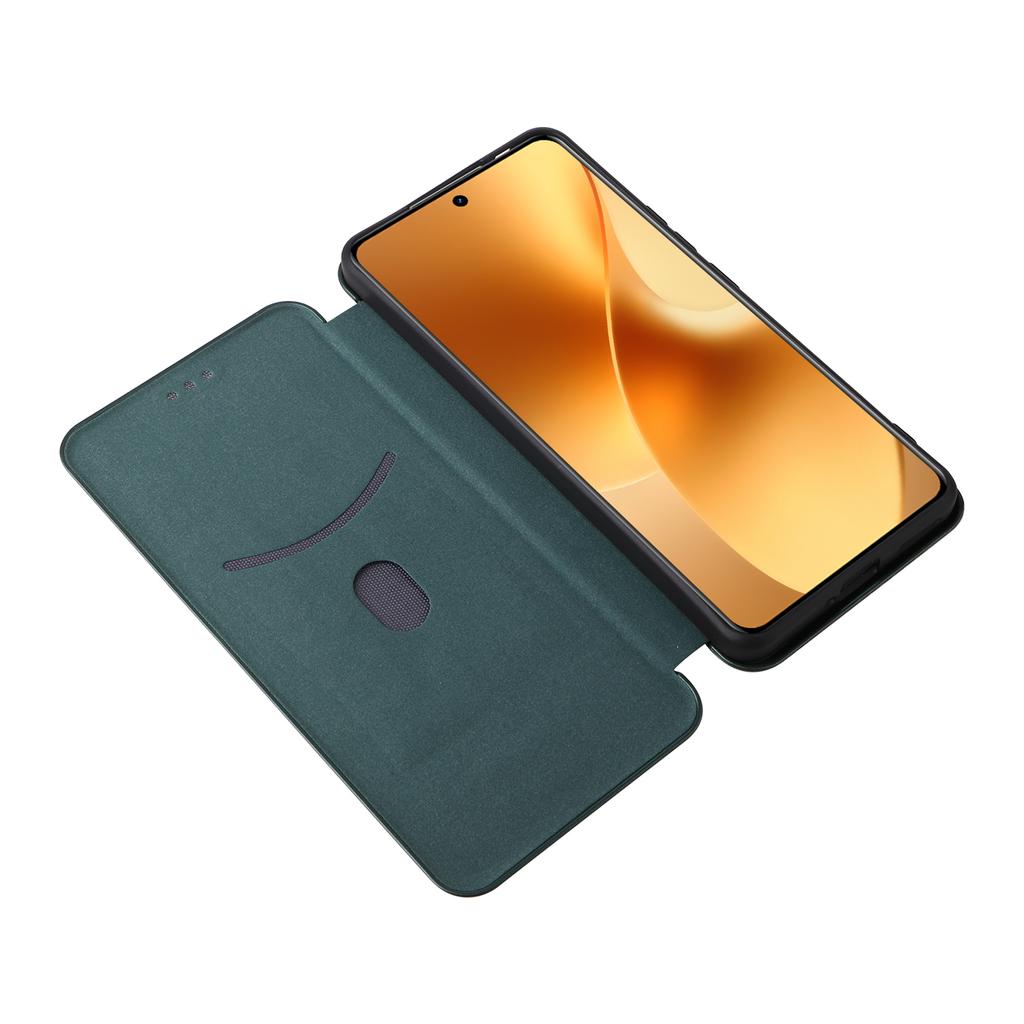 Para Realme 15 Pro 5G/15 5G Capa Textura Fibra de Carbono À Prova de Quedas Couro PU Capa de Telefone