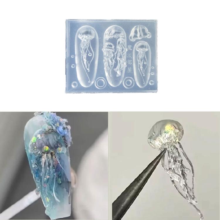 Silicone Resin Molds Silicone Manicures Moulds Nail Decoration Molds for DIY