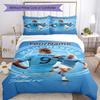 Haaland 225 Customize Your Name Bedding Set Breathable Duvet Cover with Pillowcases Home Decoration Birthday Gift