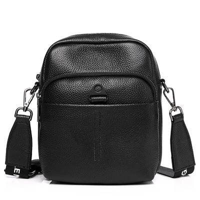 Feiya First-Layer Cowhide Soft Leather Messenger Bag Unisex Soft Leather Casual Small Bag