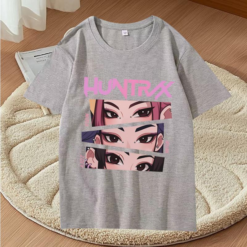 

Kpop Demon Hunters Graphic T Shirts 2025 Men Women Oversized Cotton Anime Streetwear Short Sleeve Summer Print Unisex Tops 4XL