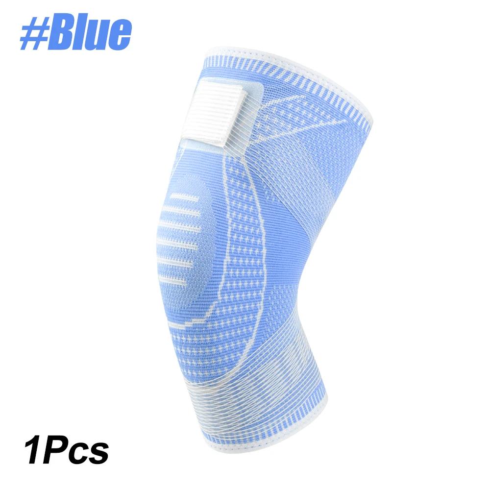 

Durable And Safe 1Pc Knee Braces With Strap For Knee Pain Knee Compression Sleeve Leg Support For Running Weightlifting Basketball Gym Fitness S