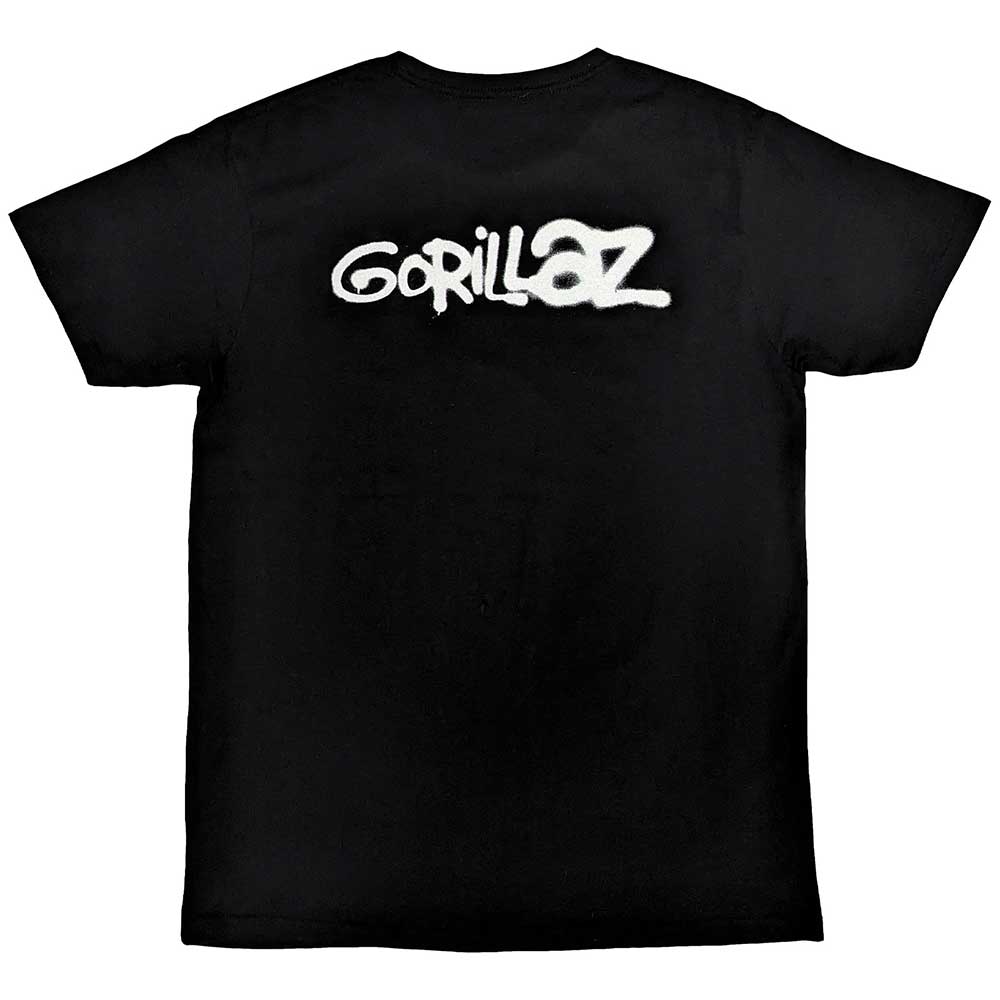 Gorillaz Unisex Adult George Spray T-Shirt