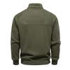 Callaway 2025 New Autumn/Winter Embroidery Half Zipper Hoodie Stand Up Collar Trendy Versatile Plush Men's Hoodie