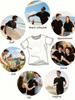 Cute Handdrawn Standing Tiger Cartoon Graphic Print Unisex Oversized Relaxed Fit Heavyweight Pure Cotton Crew Neck Short Sleeve Couple Casual