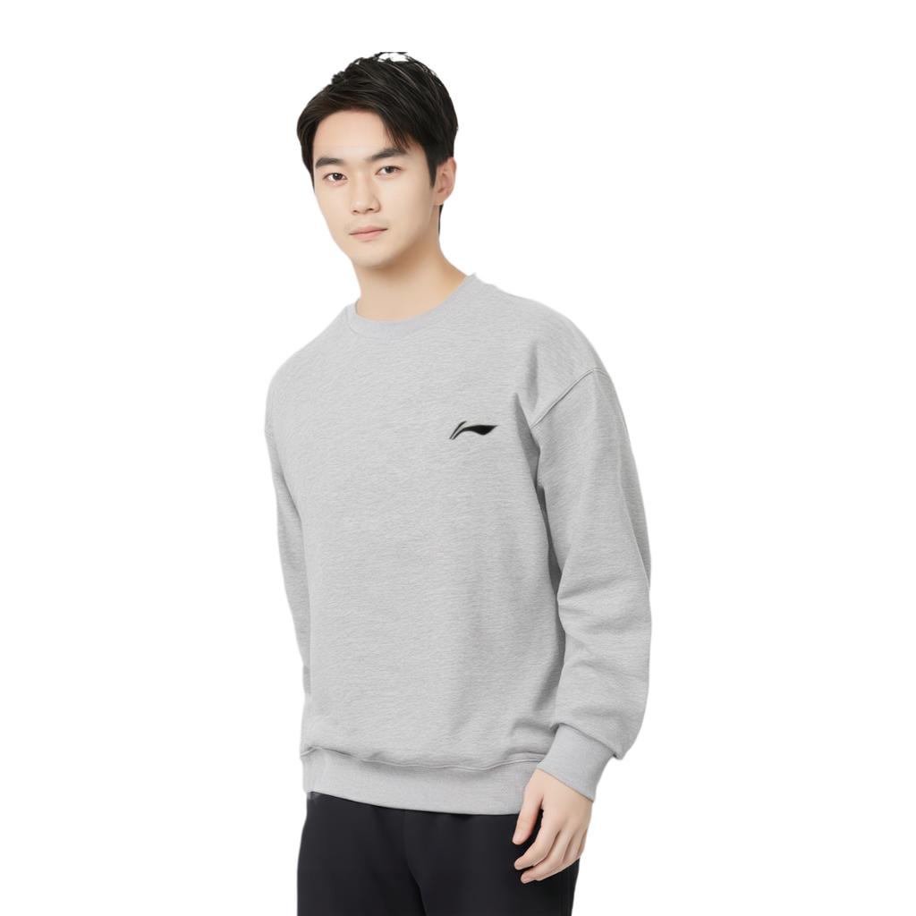 Li Ning Sweatshirt Men's Coin Gray AWDVP61-1