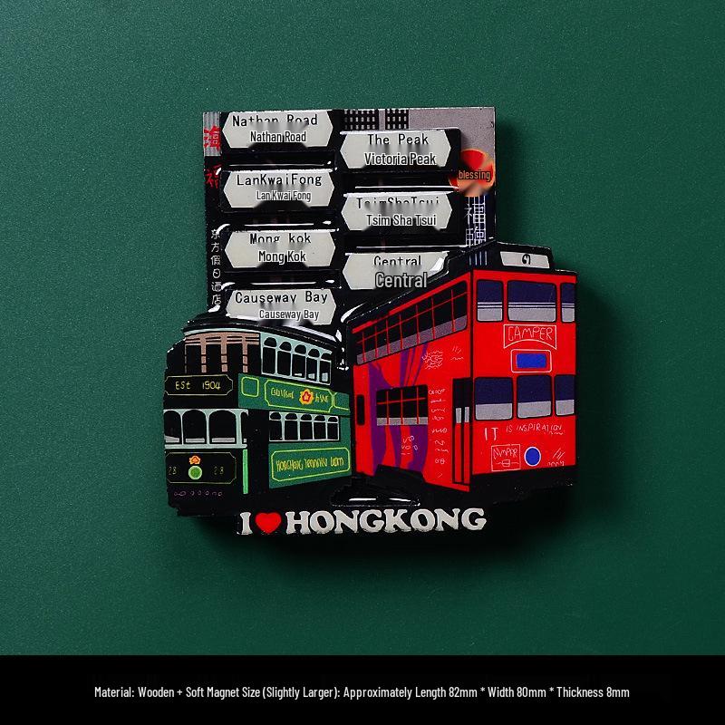 3D City Travel Souvenir Magnets: European and Global Regions