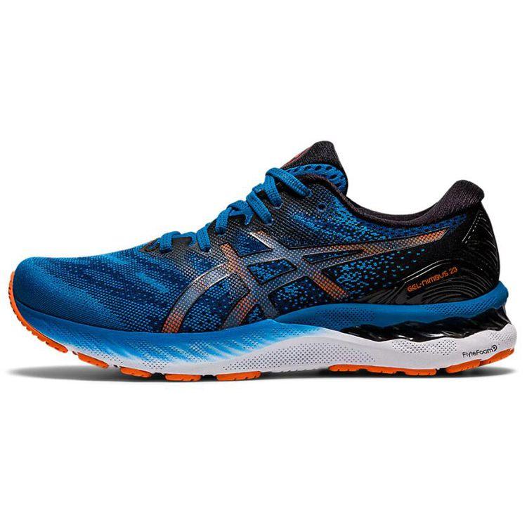 

Мужские кроссовки ASICS Gel Nimbus 23 Reborn Blue черные 1011B004-400