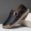 Fashion Fashionable Men's Breathable Non Slip Casual Leather Shoes for Spring Comfortable Outdoor Sports Leisure Hiking Shoes for Men